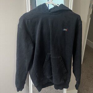 AMI Paris Small Text Logo Hoodie